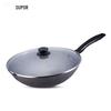 Supor 32cm Aluminum Alloy Wok with Glass Lid