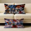 Hot Cartoon S-Smurfs Pillow Case Suitable For All Seasons Home Decoration Cushion Cover Suitable For Livingroom Bedroom Sofa