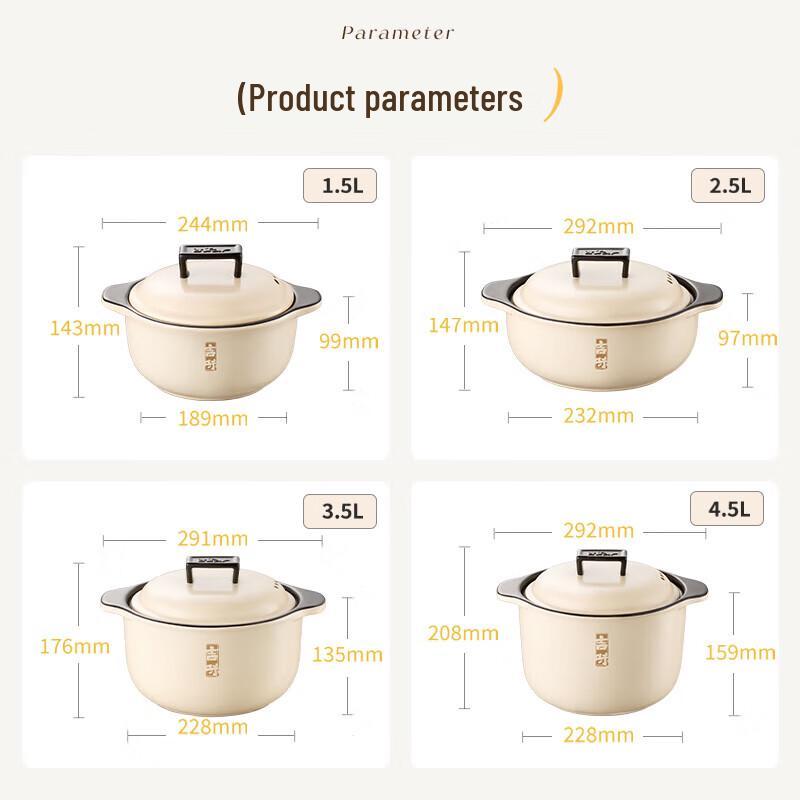 Bär Hochtemperatur 3,5L Keramik-Schmortopf