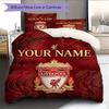 Custom Name,LFC Glory Era Pattern Bedding Home Decoration Birthday Gift ( 1 duvet cover + 2 pillowcase, without core),fan merchandise.