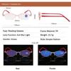 Fashion Anti Blue Light Blocking Reading Glasses for Women Rimless Presbyopia Eyeglasses Magnifying Ladies Classic Style Eyewear