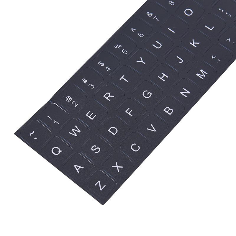 For Laptop Desktop PC Russian French English Arabic Spanish Portuguese Hebrew Keyboard Stickers Letter Alphabet Layout Sticker