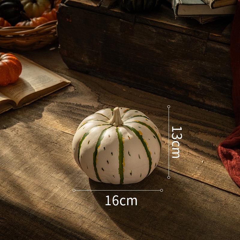 Pumpkin Ornament: Artificial Harvest Decor for Home, Farmhouse, and Supermarket