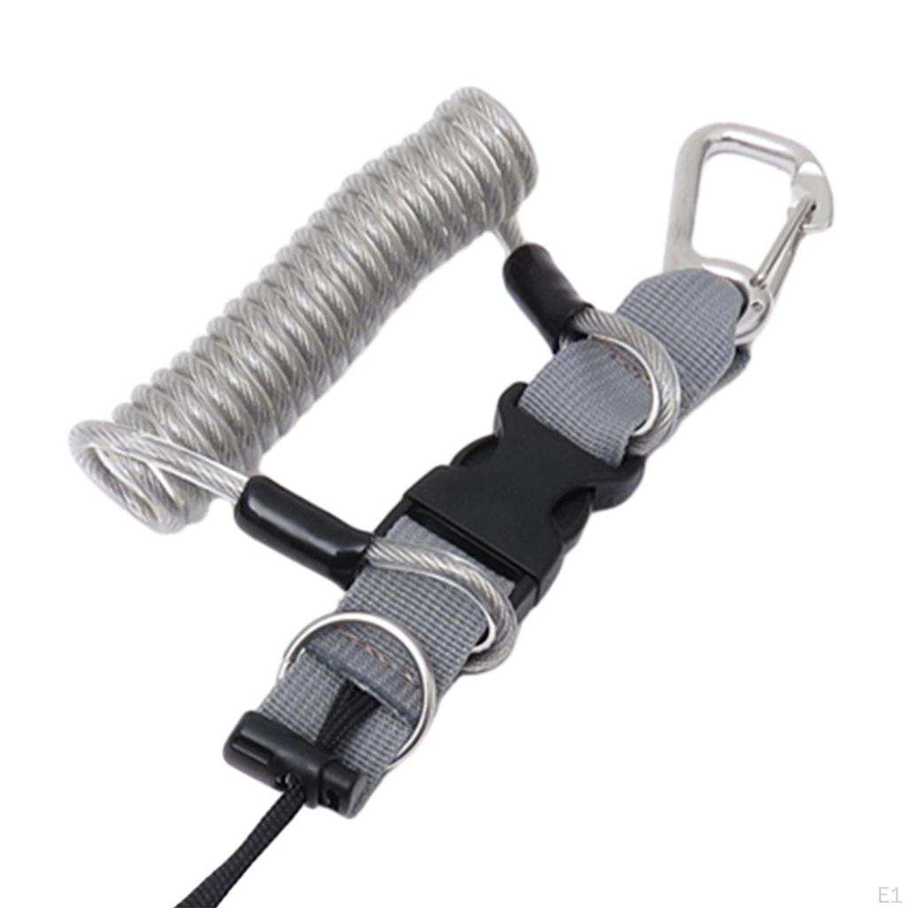 Tauchspirale Lanyard Kamera Metallarmband Seil Kostenlos für Wassersport