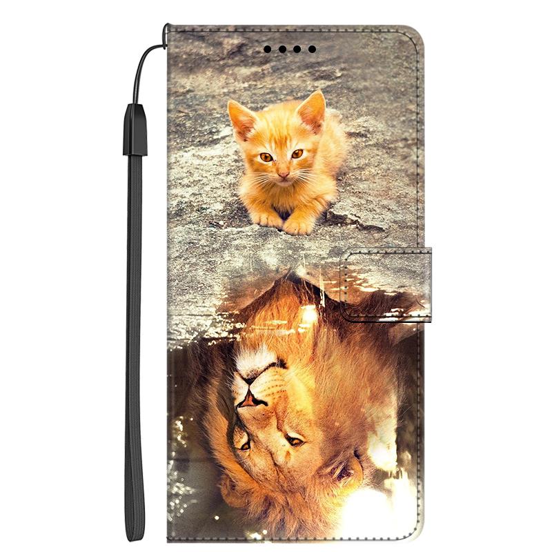 Animal Leather Flip Case for Samsung Galaxy M16 F16 5G Leather Magnetic Wallet Covers for Galaxy F16 Stand Phone Bag Galaxy M 16