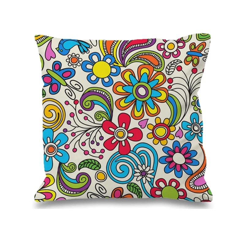 Nuove Federe Cuscino Decorativo Floreale Moda Copricuscini per Divano Soggiorno Camera da Letto Cameretta Bambini Decorazioni per la Casa