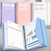 Thickened Transparent A4 Loose Leaf Binder Office Document Storage Organizer