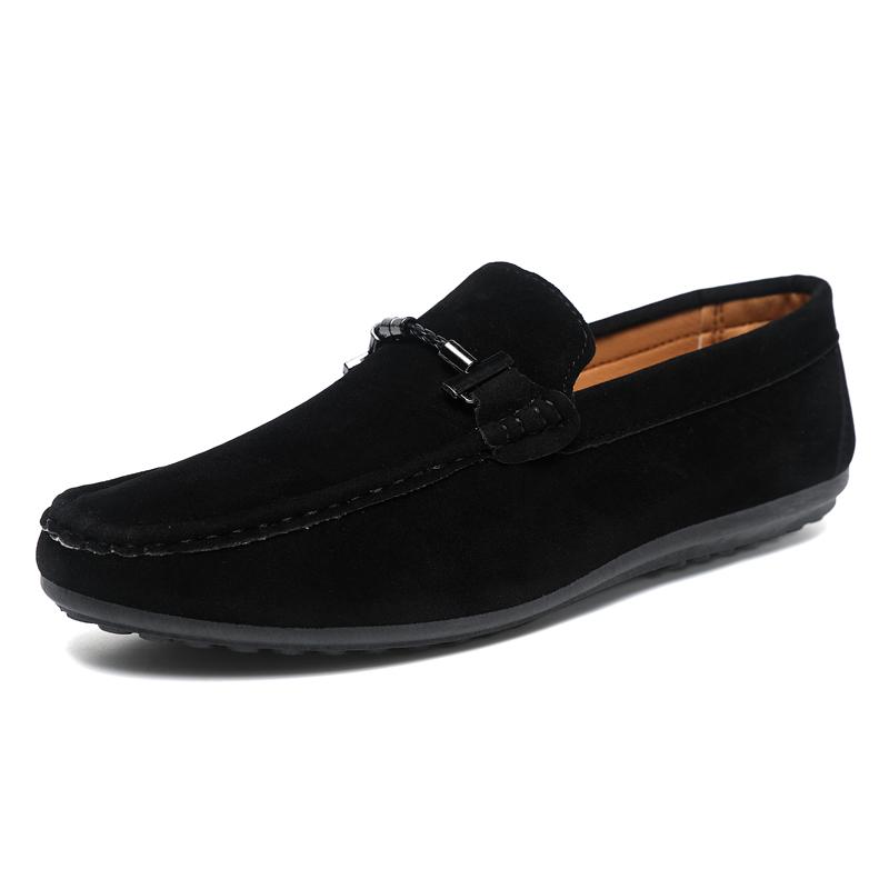 

2024 модная классическая мужская повседневная обувь для вождения на открытом воздухе, обувь на мягкой подошве 39 чёрный