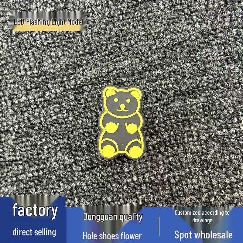 LED Alien Flower Charms for Crocs - Unique Shoe Accessories & Buckles