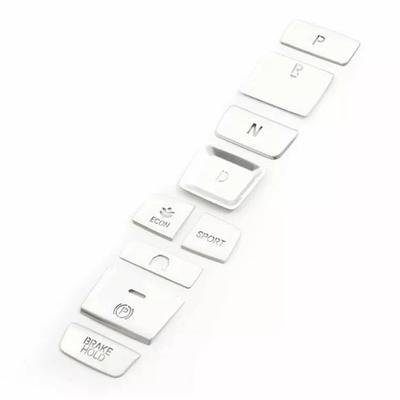 Add a Touch of Luxury To Your Car's Interior with Silver Gear Shift Box Panel Button Cover Trims for Accord 2018