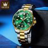 OLEVS 6650 Reloj Automático de Lujo para Hombre Rotatorio Lap Movimiento Mecánico Resistente al Agua Deportes Marca Superior Reloj de Pulsera de Acero Inoxidable