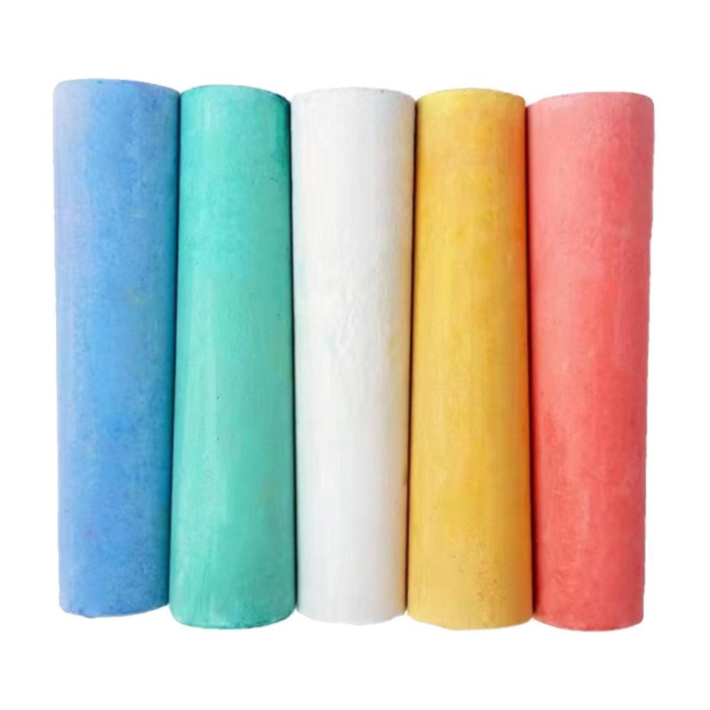 20 Pcs Thick White Marine Chalks: Large, Colored, with Steel & Wood Pipe - Free Shipping