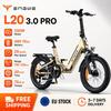 L20 3.0 Pro Elektrijalgratas 250W 48V 15Ah Liitiumaku Hüdraulilised Ketaspidurid 20*3" Rehvid