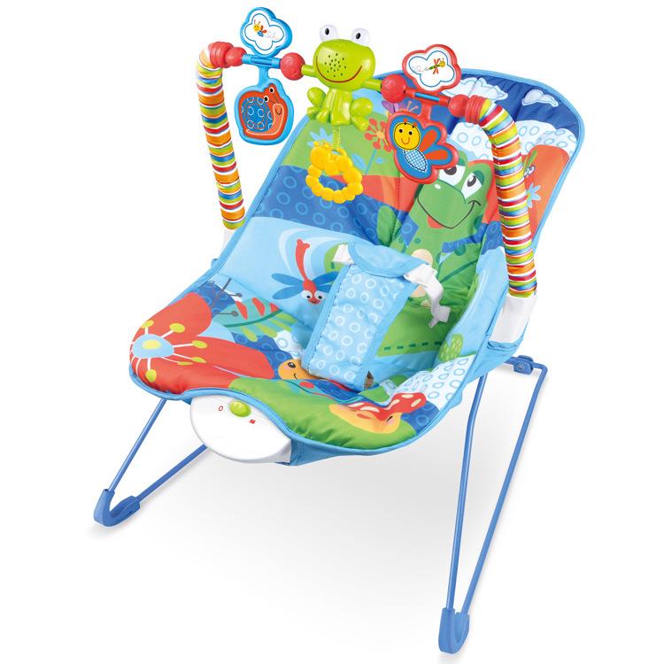 Multifunctional Baby Rocking Chair with Music and Vibration Soothing Cradle Bed
