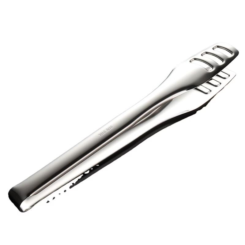 Stainless Steel Square Head Food Tongs