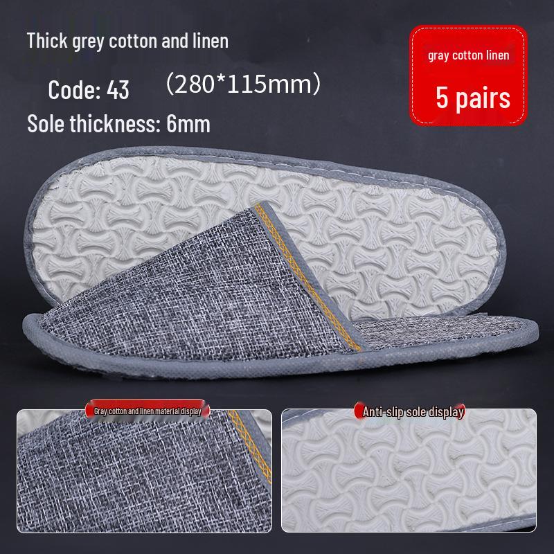 

Non-Slip Non-Woven Disposable Slippers for Hotels, Guesthouses, Beauty Salons One Size