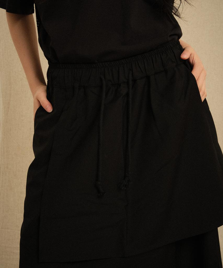 Lekyulli Basic Skirt Pants Black