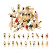 10 Stück Verschiedene Posen Schwimmende Personen Schwimmfiguren Modellbahnen Strandkulisse Miniatur 1:100/1:150/1:75/1:Maßstab 50