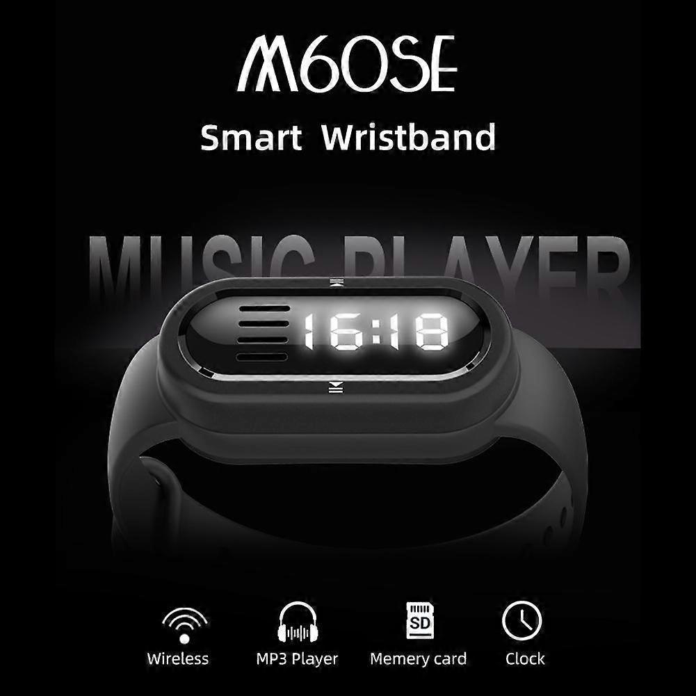 Reloj Musical Deportivo Altavoz Portátil para Correr al Aire Libre Fitness Inteligente Reproductor de Música Bluetooth Pulsera Mp3