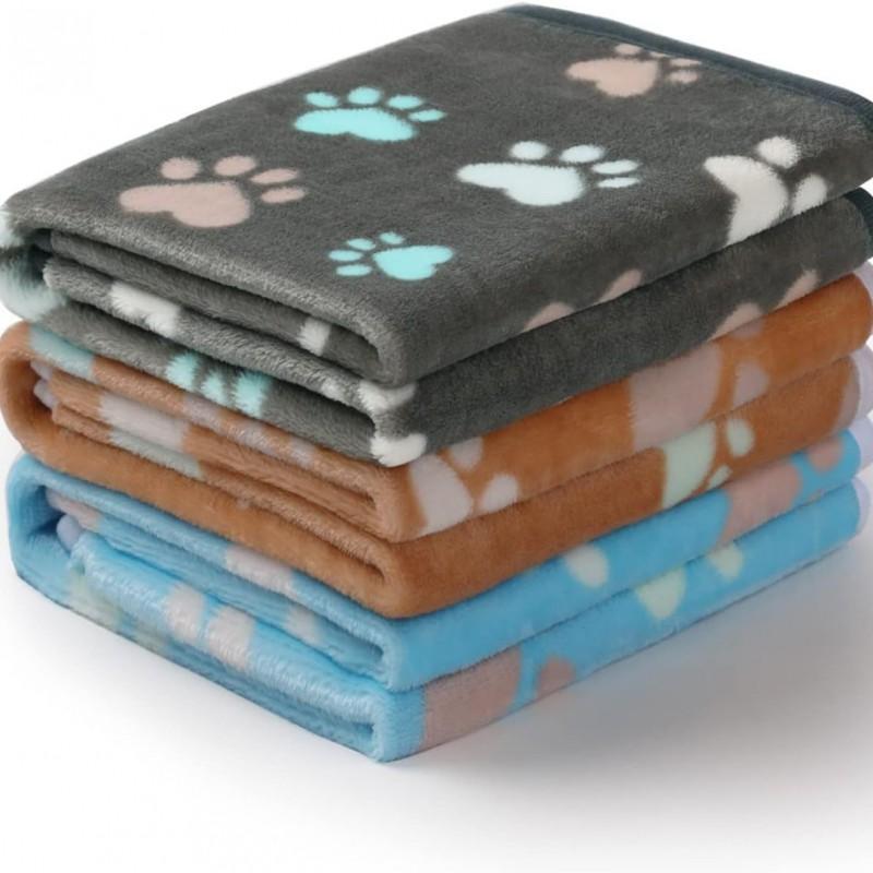 Pet Blanket Soft Coral Fleece Dog Bed Mat Warm Cozy Small Medium Large Dogs Cats Indoor Use