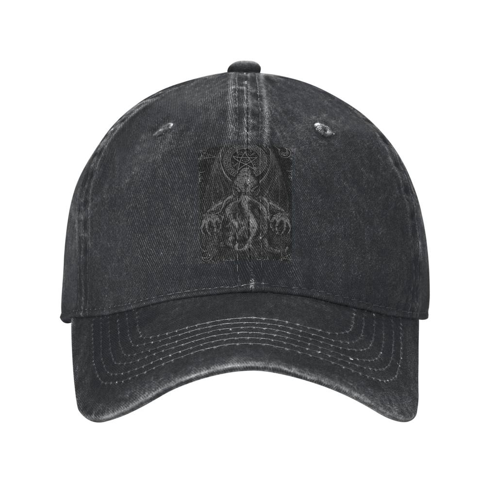Cthulhu Mythos Lovecraft Horror Baseball Caps Washed Denim Hats Adjustable Casquette Sports Baseball Cowboy Hat for Unisex Women