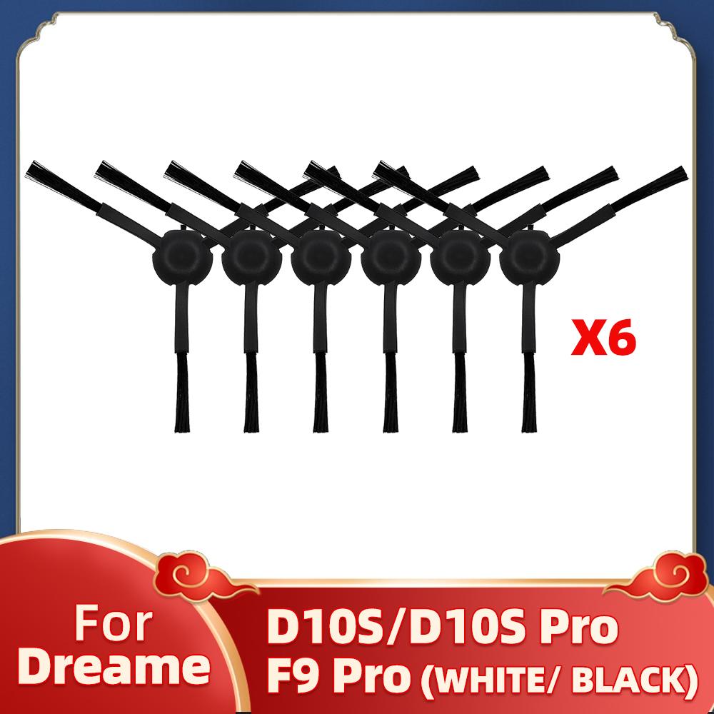 FIt For Dreame Bot D10s / D10s Pro/ F9 Pro (Black/White) Robot Vacuum Cleaner Spare Parts Main Side Brush Hepa Filter Mop Pad