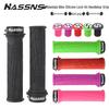 HASSNS Non-slip Silicone Lock-on Mountain Bike Handlebar Grips