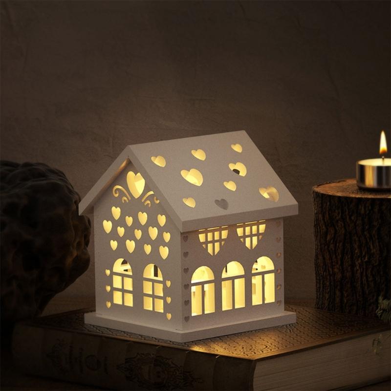 Silicone Molds Christmas House Candle Molds Casting Molds Handmade Craft Supplies Plaster Molds for Candle Making