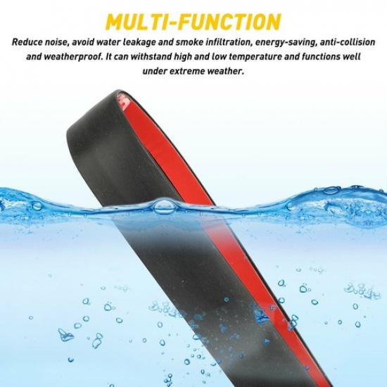 Auto Car Windshield Seal Roof Noise Insulation Rubber Strip Sticker Accessories