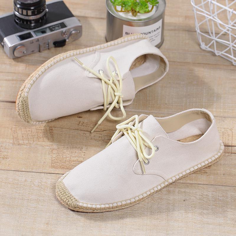 Adidași Bărbați Respirabili cu Șireturi, Pânză de In, Slip-On