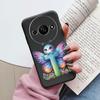 Handyhülle für Xiaomi Redmi A3 4G A3x Rosa Buchstabe Blume Schmetterling Stoßfest Weiches Silikon Cover Kameraschutz TPU Fundas