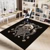 1PC Viking Skull Non-Slip Floor Carpet, Suitable for Office, Bedroomand Playrooms. It Can Also Be Used As a Sofa Footrest cover-T96