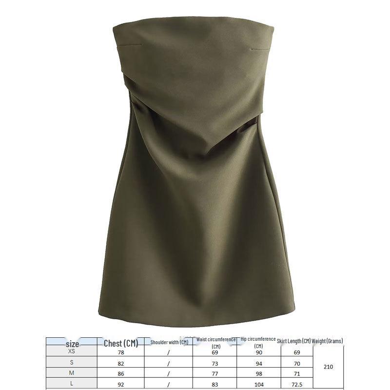2024 European and American Fashion Black Silk Satin Midi Dress - Round Neck Sleeveless Design