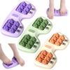 Tragbare Doppel-Fußmassage-Rolle Magnetische Perle Katzenkralle Fußtherapie Massagegerät Druckpunktstimulation Magnetische Rolle Geschenke
