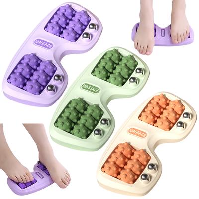 Portable Dual Foot Massage Roller Magnetic Bead Cat Claw Foot Therapy Massager Pressure Point Stimulation Magnetic Roller Gifts