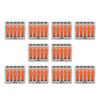 10Pcs Wire Block Clamp Terminal Quick Conductor Flexible Hard Cable Connector PCT215