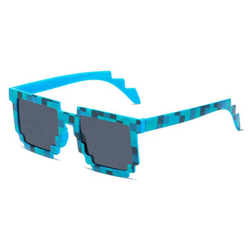 Pixelated Mosaic Glasses: Trendy Groomsmen Prank Shades for Weddings & Events