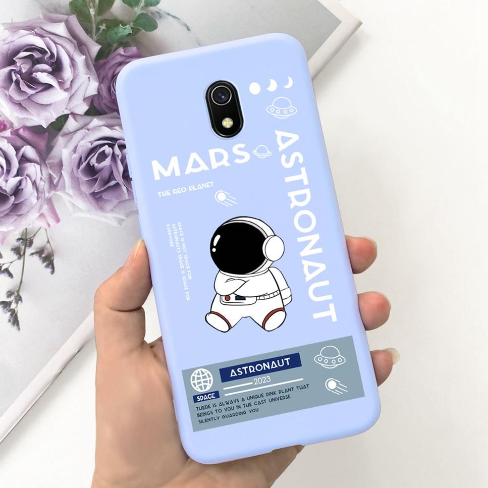 Cover For Xiaomi Redmi 8A Case Cartoon Dinosaur Astronaut Soft Silicone Cover For Xiaomi Redmi8A 8 A 8a 6.22" Phone Case Fundas