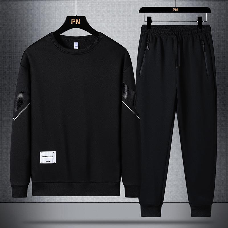 2023 Men's Plus Size Autumn Hoodie & Joggers Casual Sportswear Set