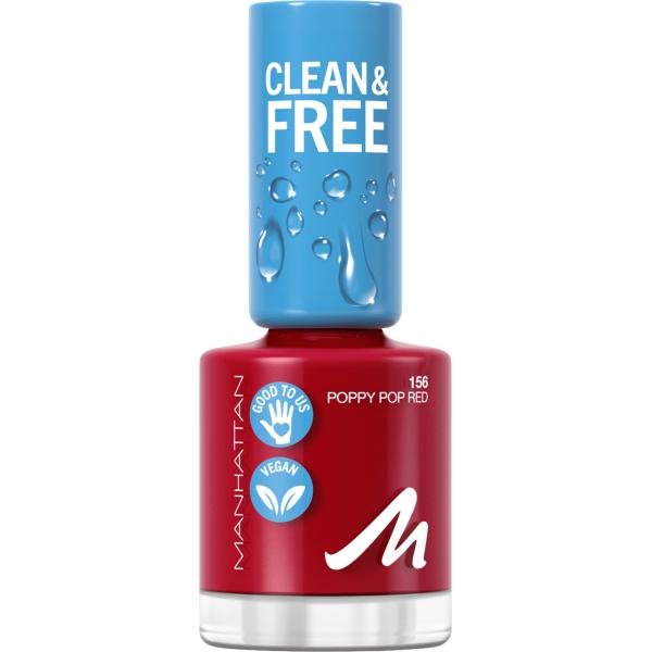 MANHATTAN Manhattan Clean & Free Nail Polish 156 8ml