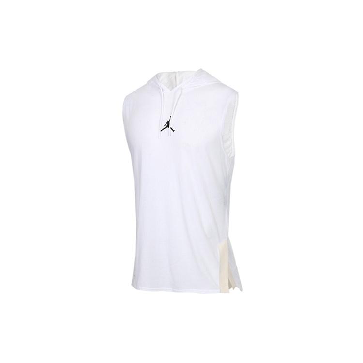 Air Jordan Dri-FIT 23 Alpha Quick Dry Training hooded Sleeveless Vest White Men s AJ1062-100 L