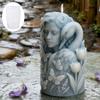 Sturdy Silicone Cygnus Girl Candle Mould for Creating Elegant Christmas Decorations and Gift