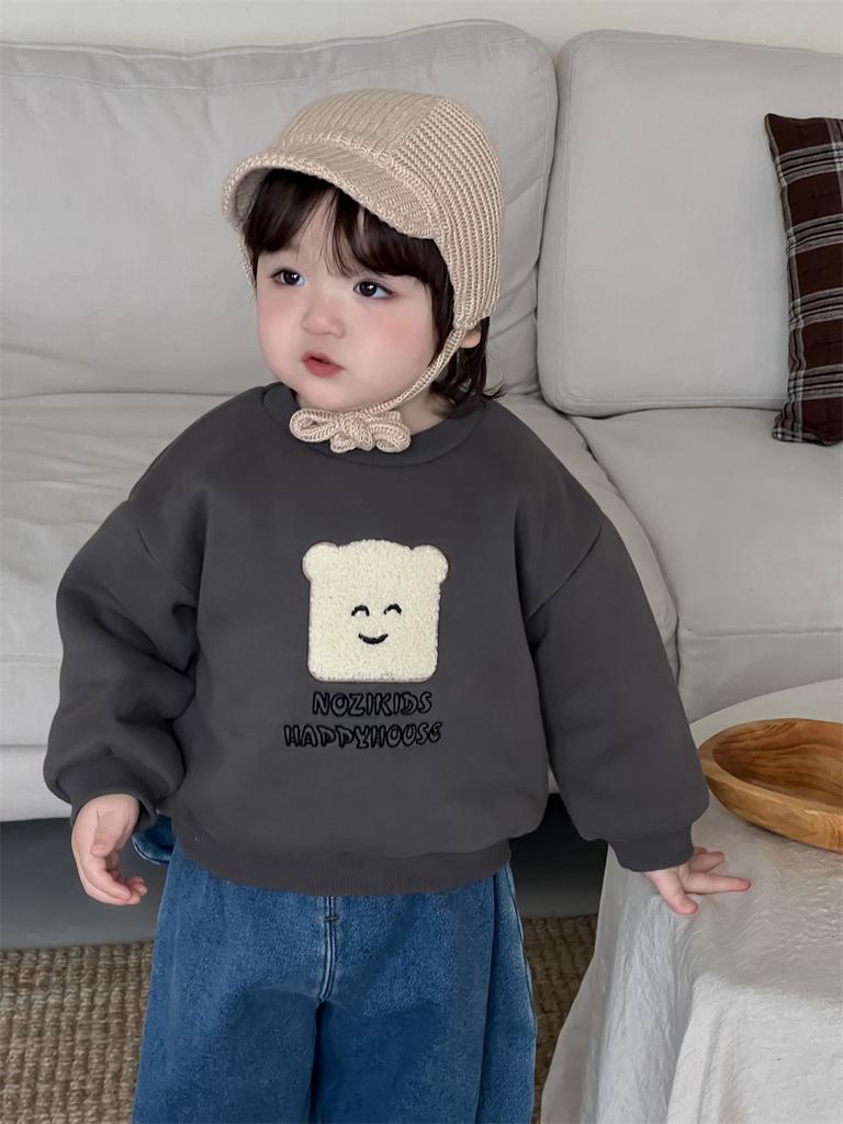 [Warm thickened top] New winter baby clothes children's autumn and winter boys' fleece sweater