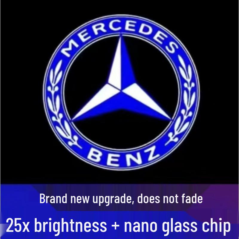 Mercedes Welcome Door Lights for C-Class, A-Class, E-Class, GLC, GLB, C200, 260, E300 - Projection Ambient Lighting