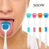 Gratte-langue en silicone - outil de soins bucco-dentaires pour adultes