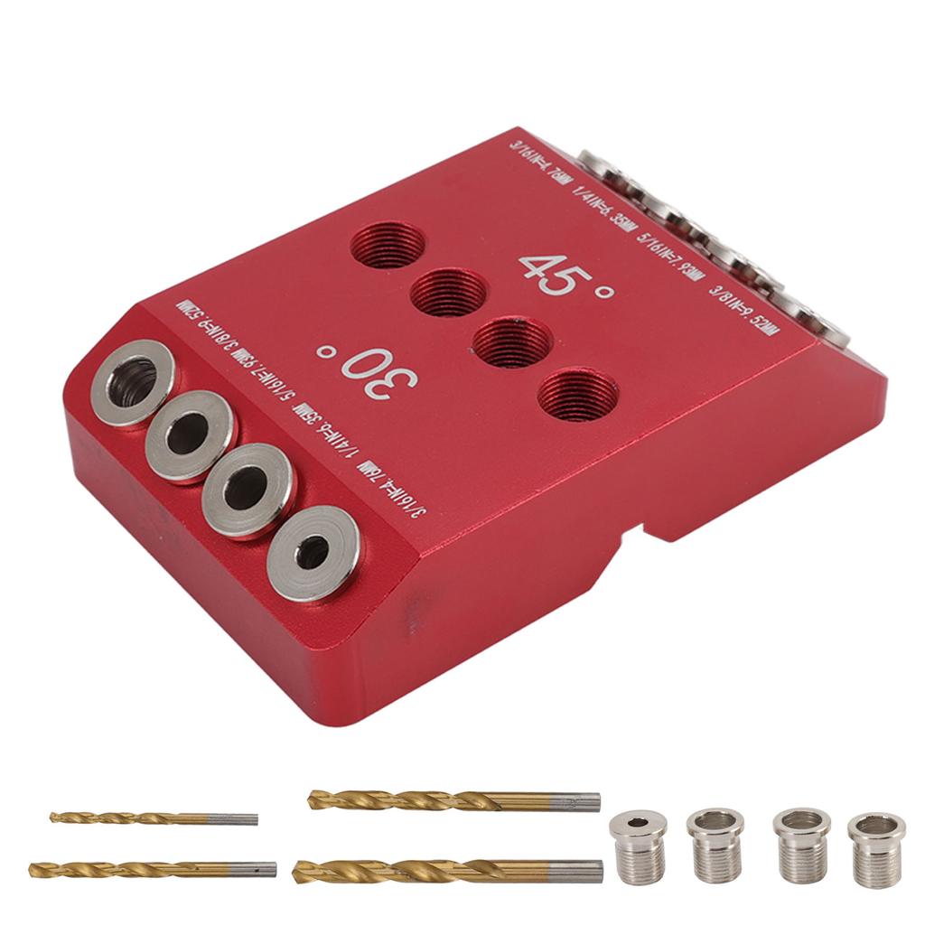 30 45 90 Degree Hole Puncher Multi Angle Woodworking Hole Punch Locator Woodworking DIY Tools