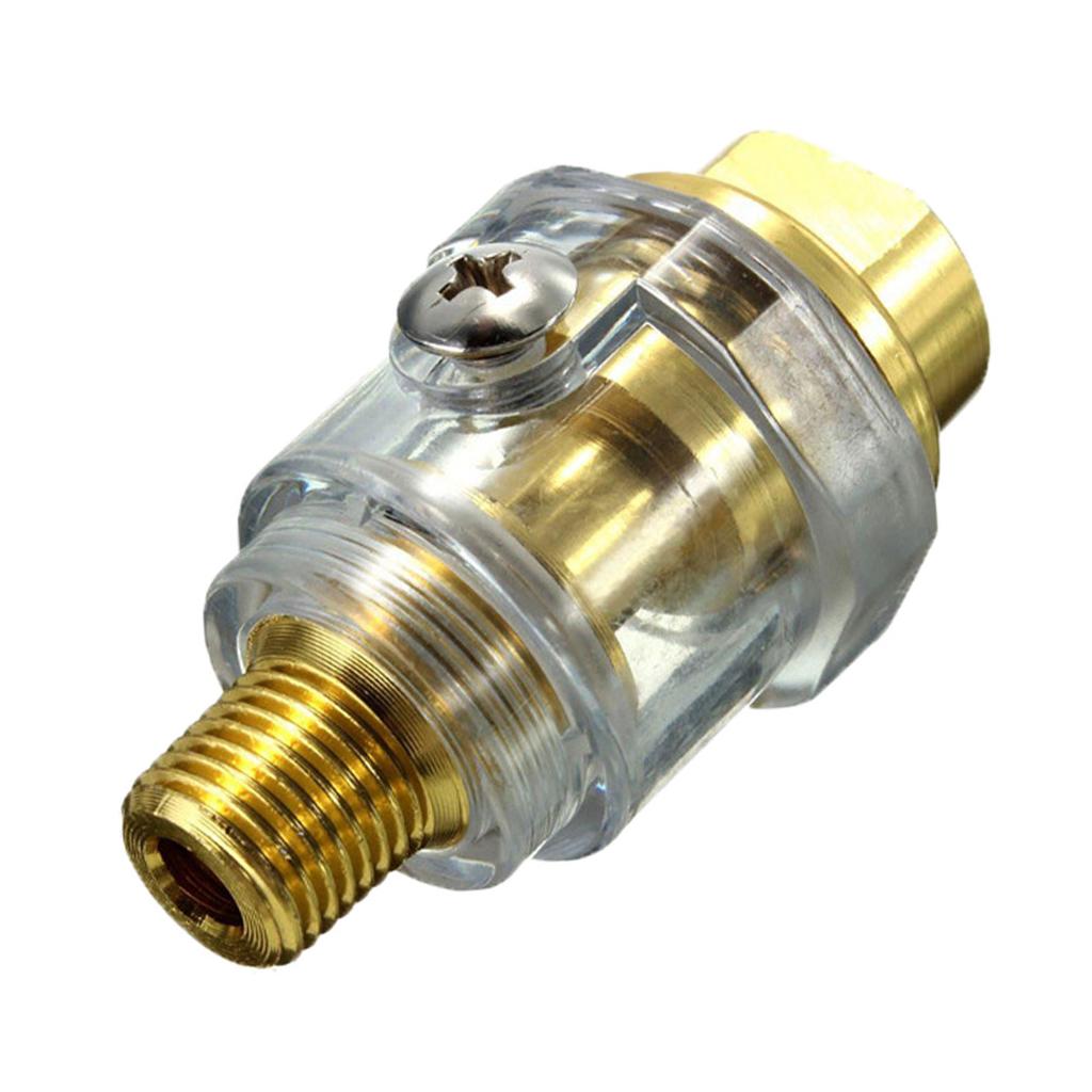 WJMY Mini Engrasador De Aire Comprimido 1//4 Mini Lubricador De Engrasador Para Tubo De Compresor De Aire De Herramienta Neum/ática 2 PCS