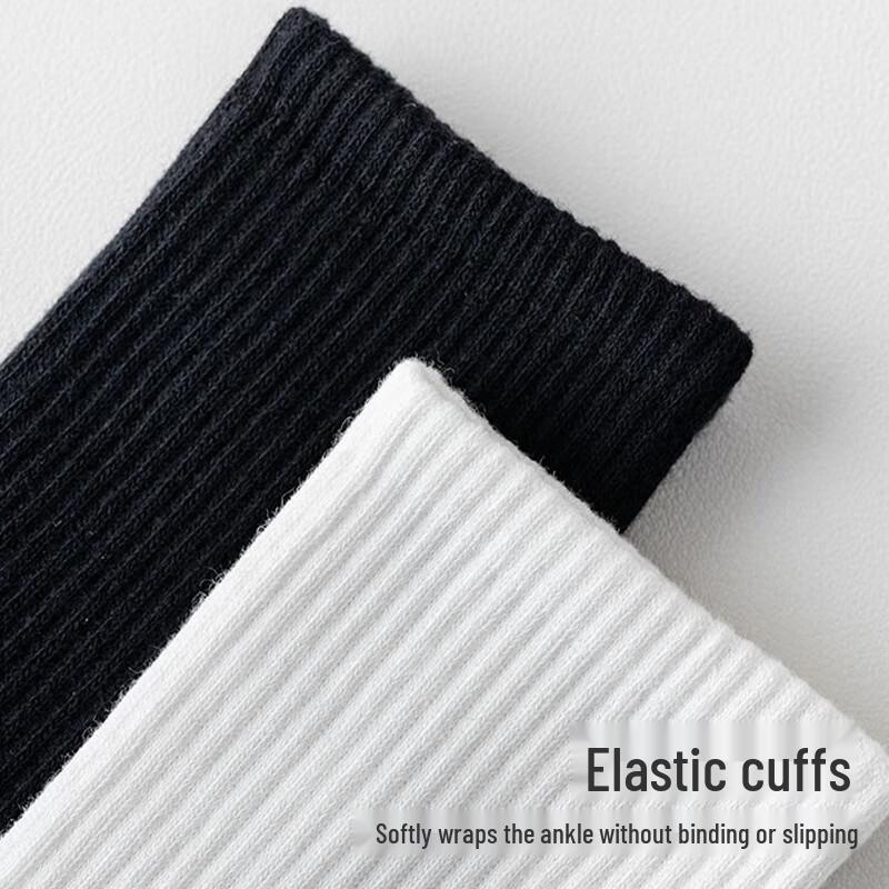 Men's Casual Breathable Mid-Calf Socks (10 Pairs)