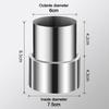 Stainless Steel Ventilation Pipe Fittings Multiple Sizes Ducting Connector