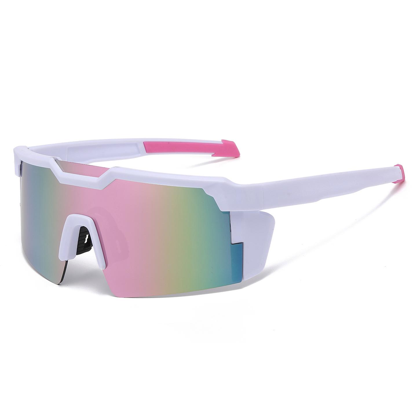 

Cross Border Cycling Goggles High-quality Glasses Outdoor Sports Sunglasses One-piece Men s Women s Colorful
